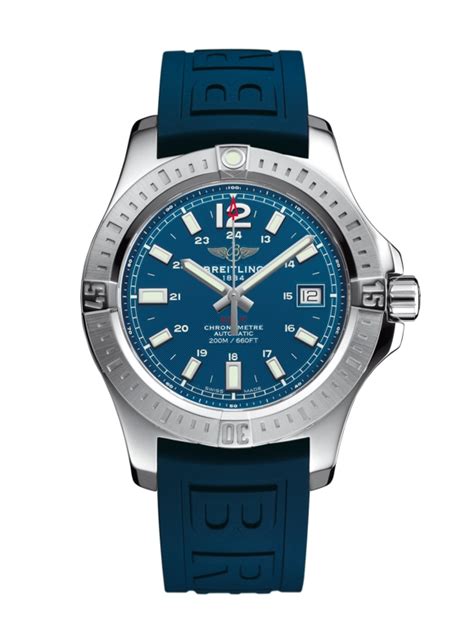 Breitling Colt 41 Automatic Mariner Blue / Rubber • 